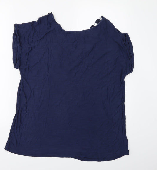 Classic Womens Blue   Basic T-Shirt Size 14