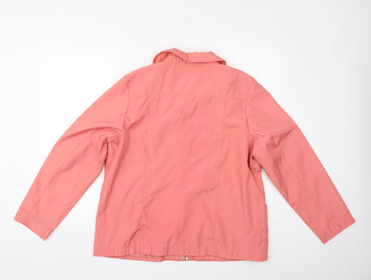 BM Womens Orange   Jacket  Size M  - E