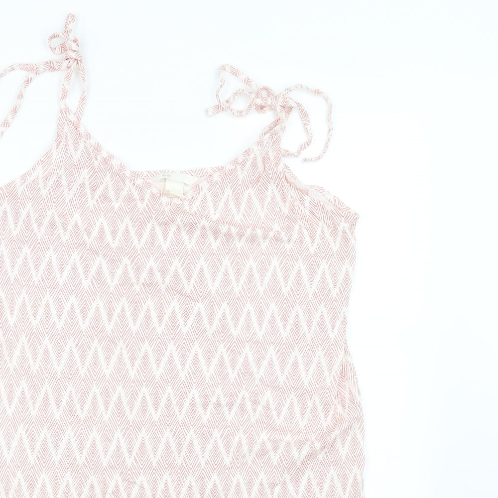 H&M Womens Pink   Basic Blouse Size 10