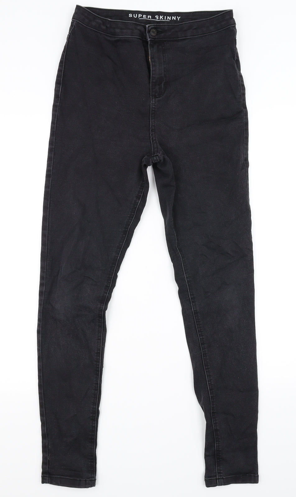 Marks and Spencer Womens Grey  Denim Skinny Jeans Size 12 L28 in