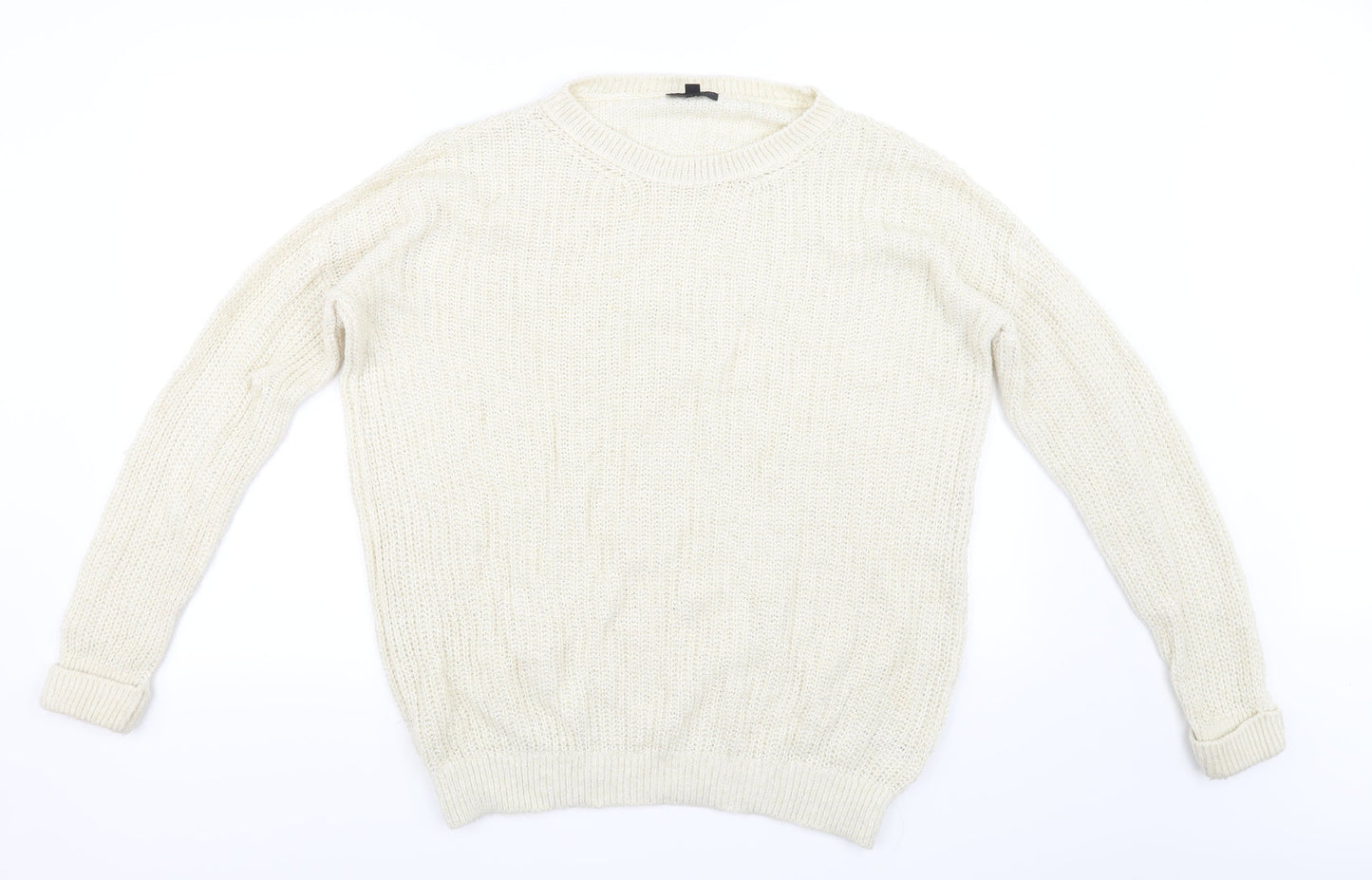Topshop Womens Yellow   Pullover Jumper Size 6