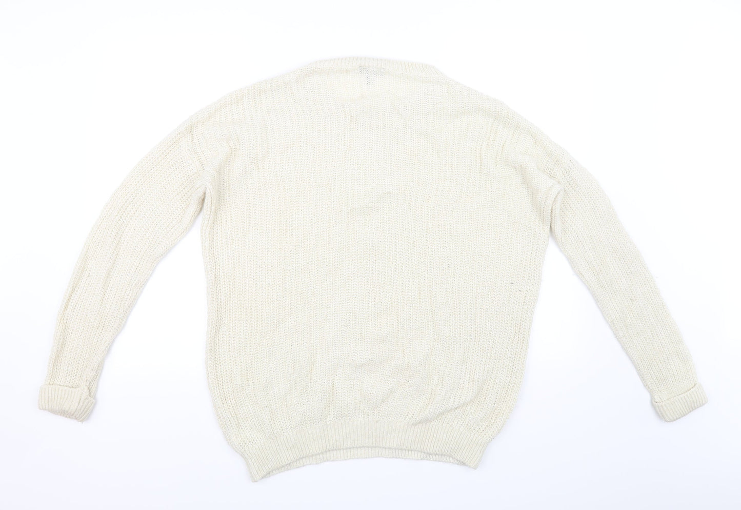 Topshop Womens Yellow   Pullover Jumper Size 6