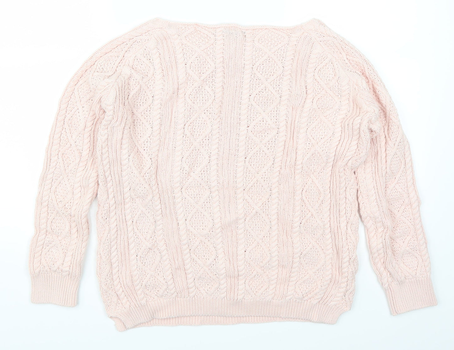 Tru Collection Womens Pink   Pullover Jumper Size S