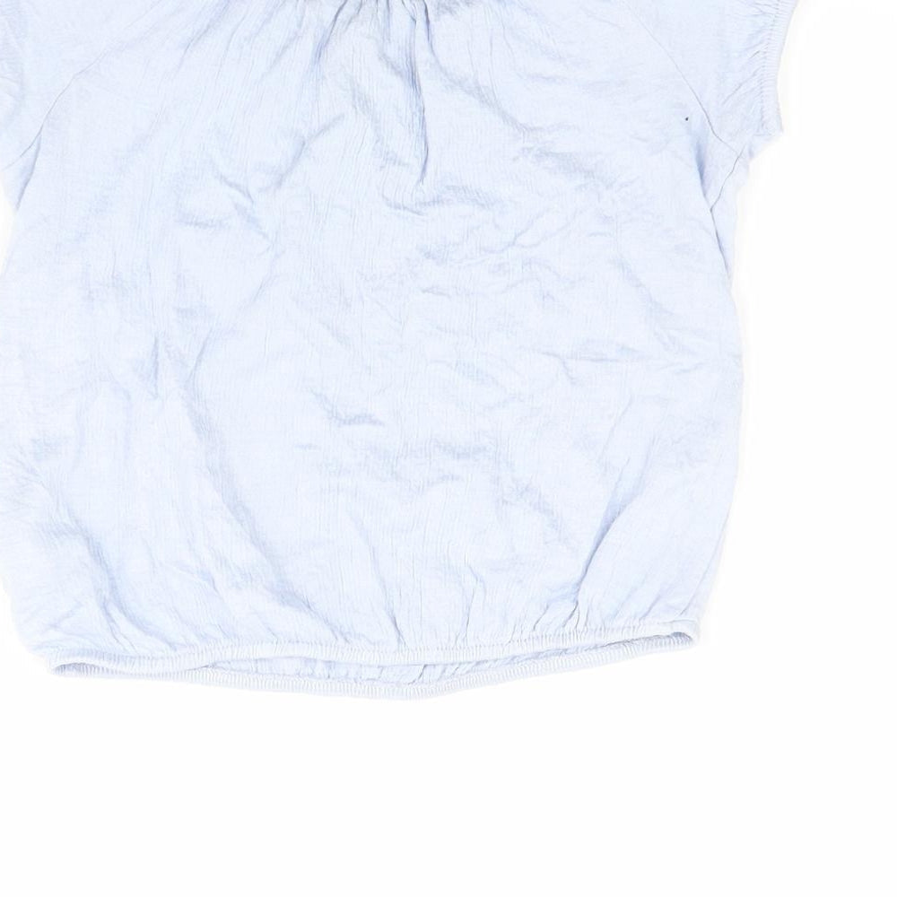 NEXT Girls Blue   Basic Blouse Size 4 Years