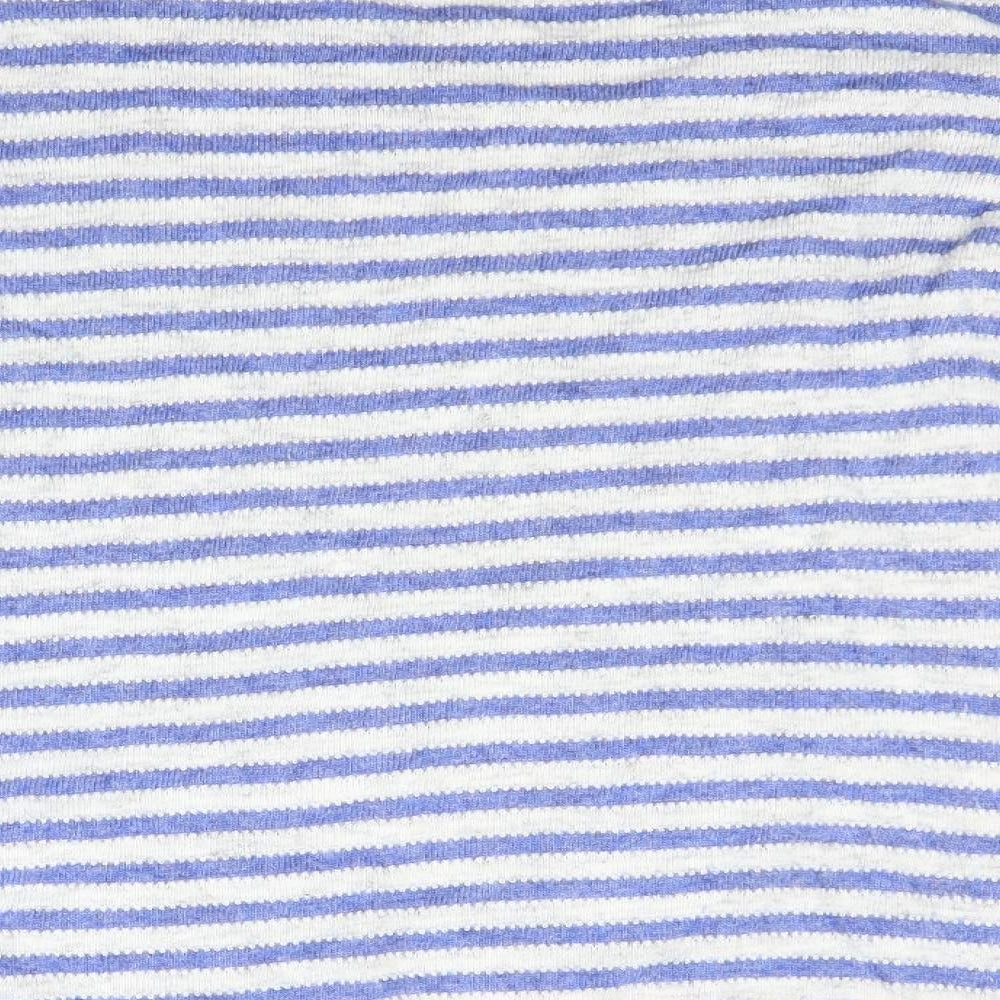 Preworn Womens Blue Striped  Pullover Jumper Size M