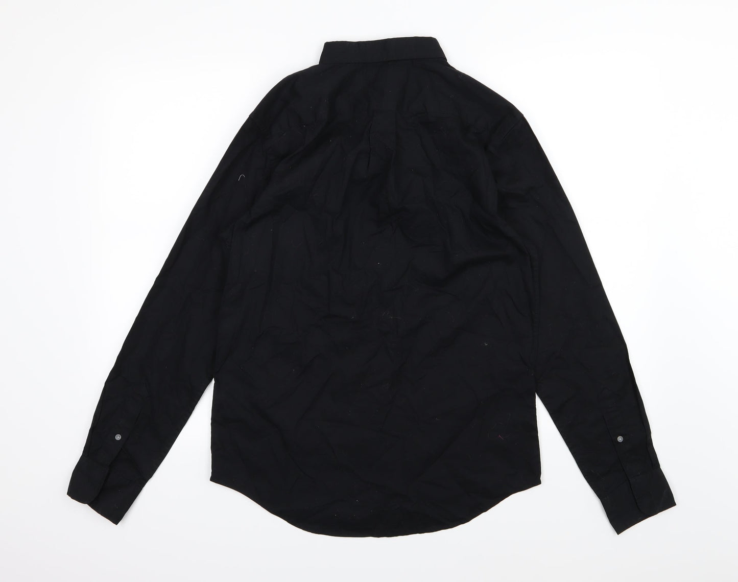 Old Navy Mens Black  Woven  Button-Up Size S