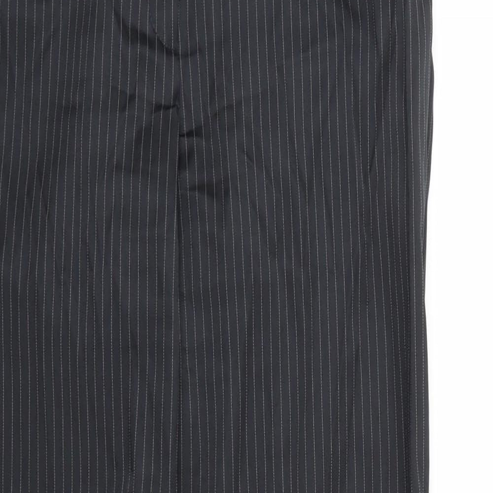 MNG  Womens Black   Trousers  Size 8 L31 in