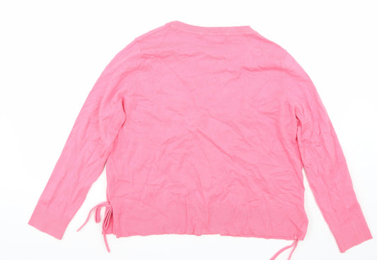 Dorothy Perkins Womens Pink   Pullover Jumper Size 12