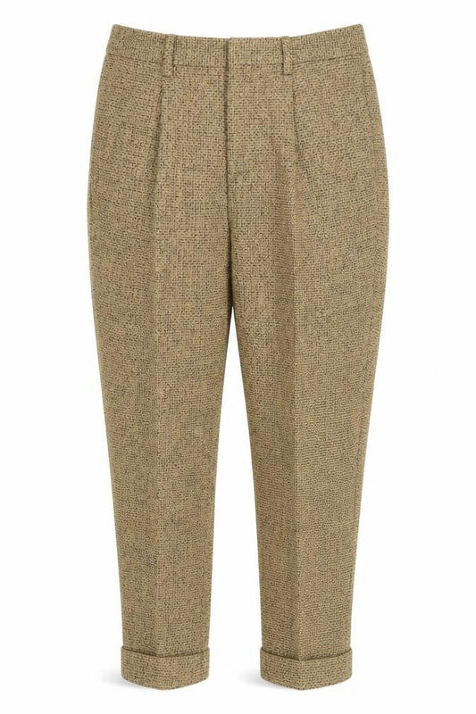 ASOS Womens Brown   Cropped Trousers Size 32 L32 in