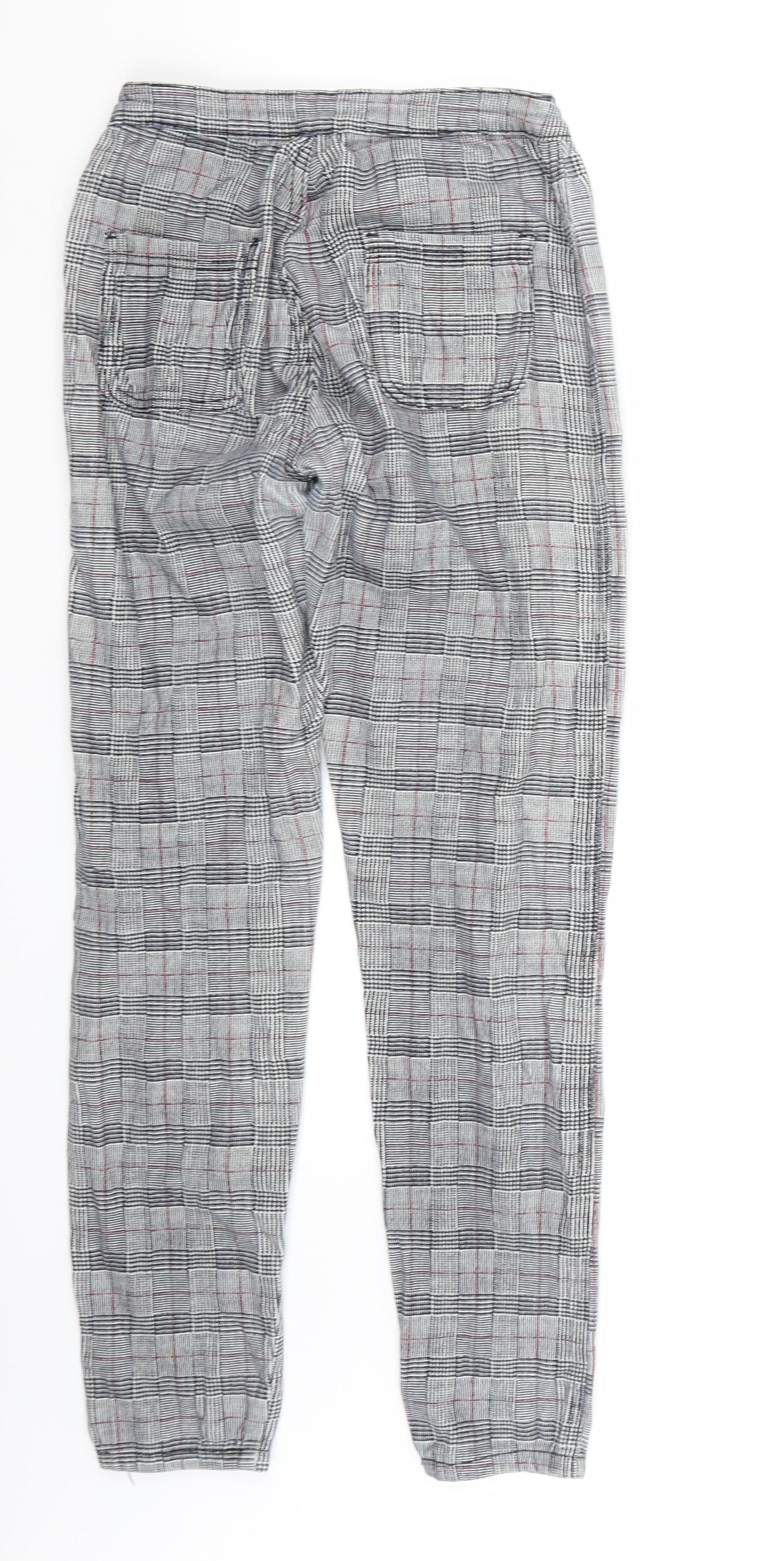 Preworn Womens Grey   Trousers  Size 8 L28 in