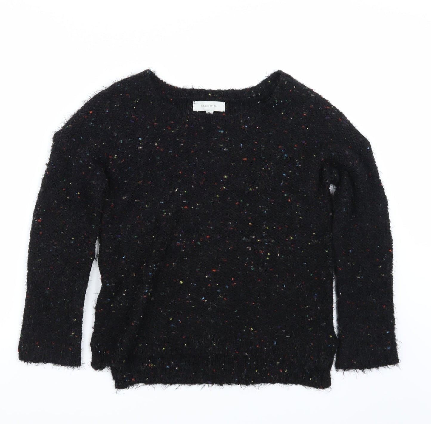 Emerson Womens Black   Pullover Jumper Size M