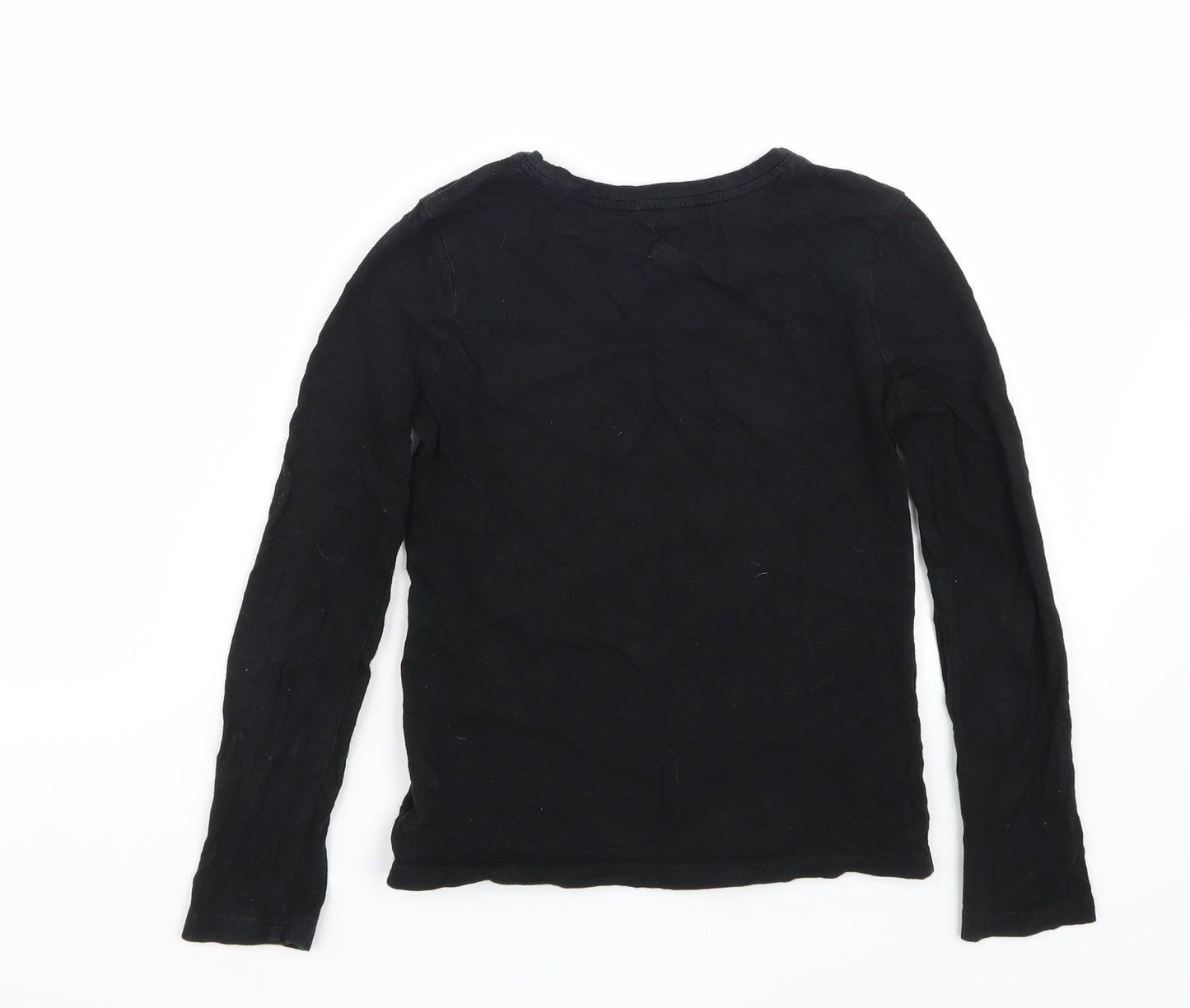 Gap Girls Black  Rayon Basic T-Shirt Size M