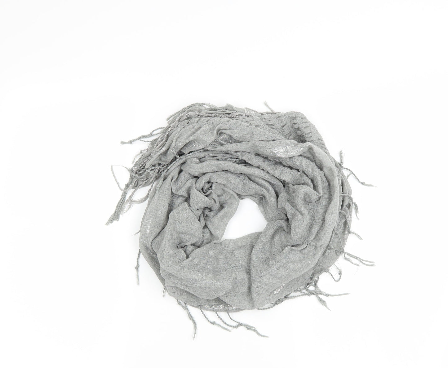 Preworn Womens Grey    Scarf