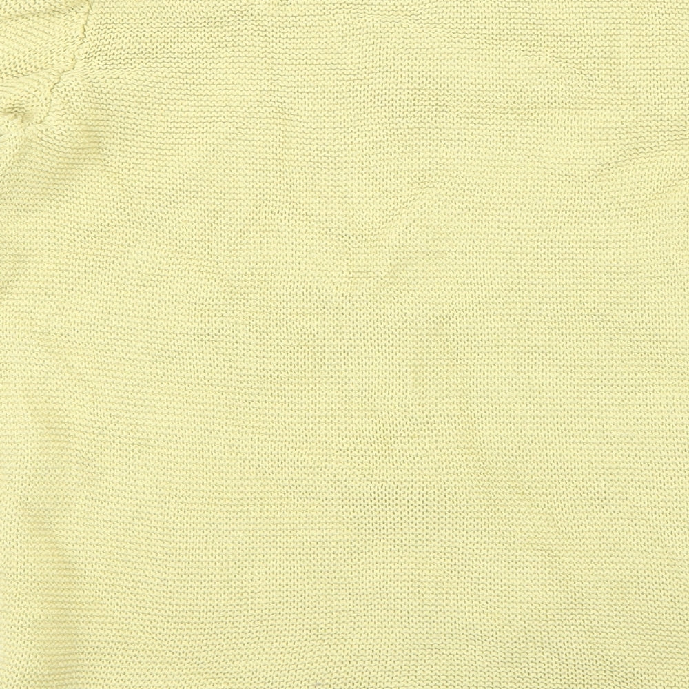 Preworn Womens Yellow  Knit Pullover Jumper Size 8