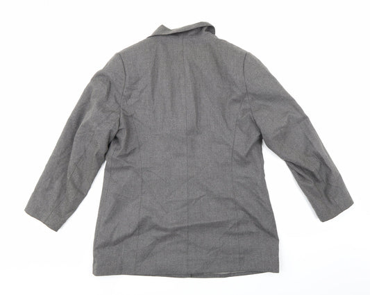 Slimtru Womens Grey   Jacket Blazer Size 14