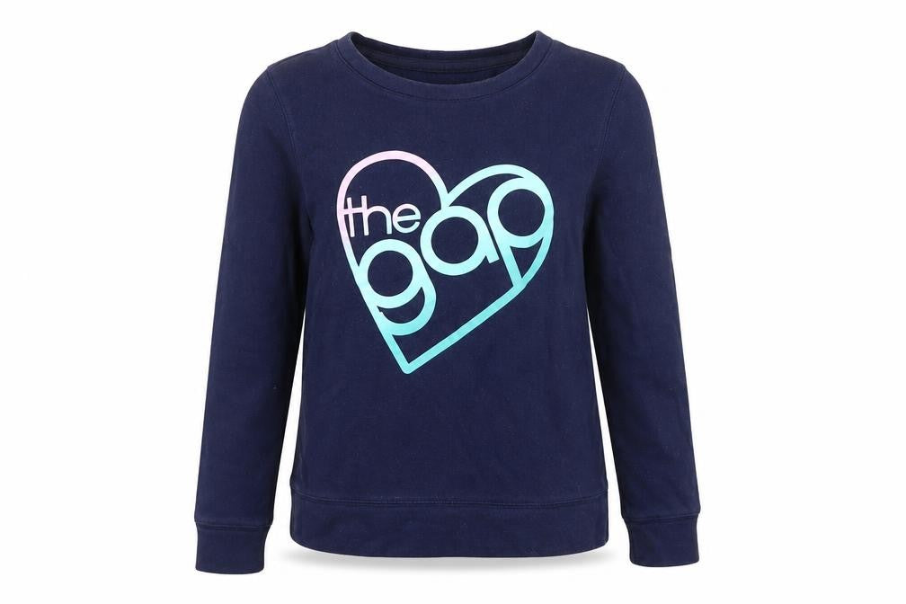 Gap Girls Blue   Pullover Sweatshirt Size 12 Years