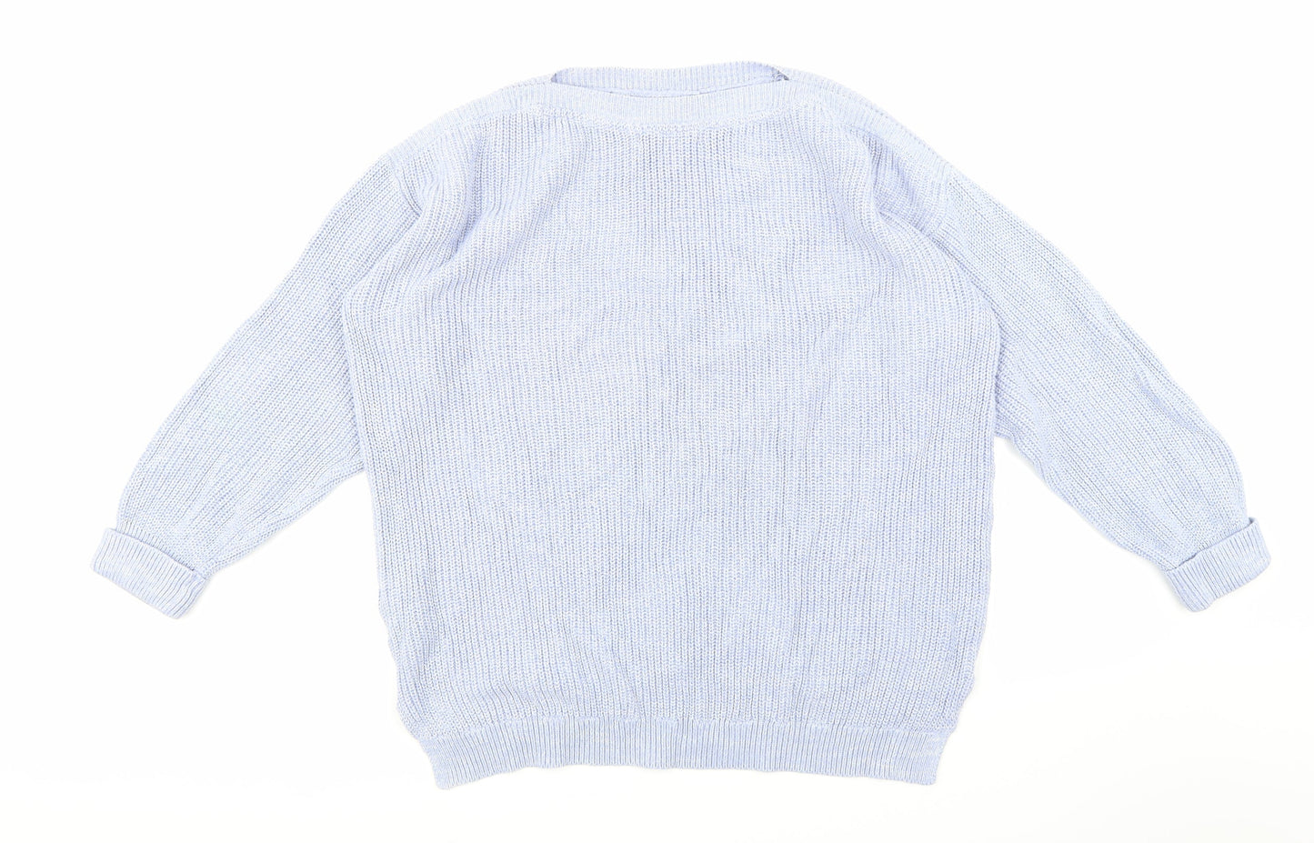 Marks and Spencer Womens Blue  Knit Pullover Jumper Size L