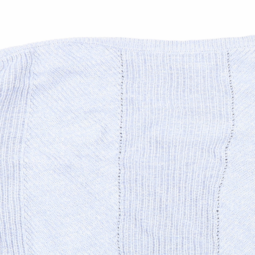 Marks and Spencer Womens Blue  Knit Pullover Jumper Size L