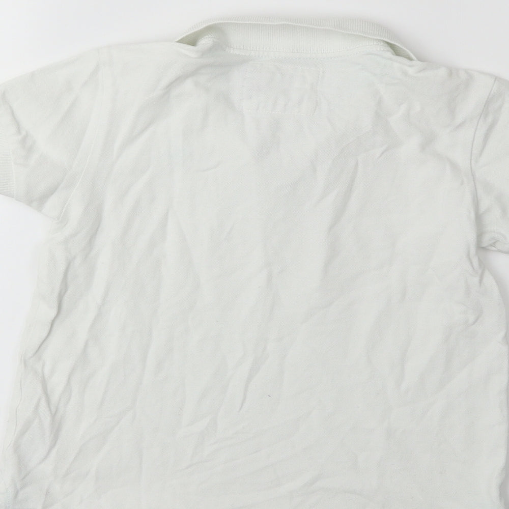 H&M Boys White   Basic Polo Size 5-6 Years