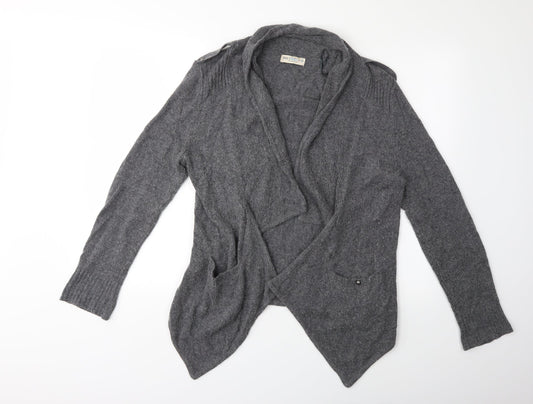 Marks and Spencer Womens Grey  Knit Cardigan Jumper Size 16