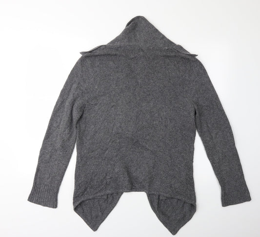 Marks and Spencer Womens Grey  Knit Cardigan Jumper Size 16