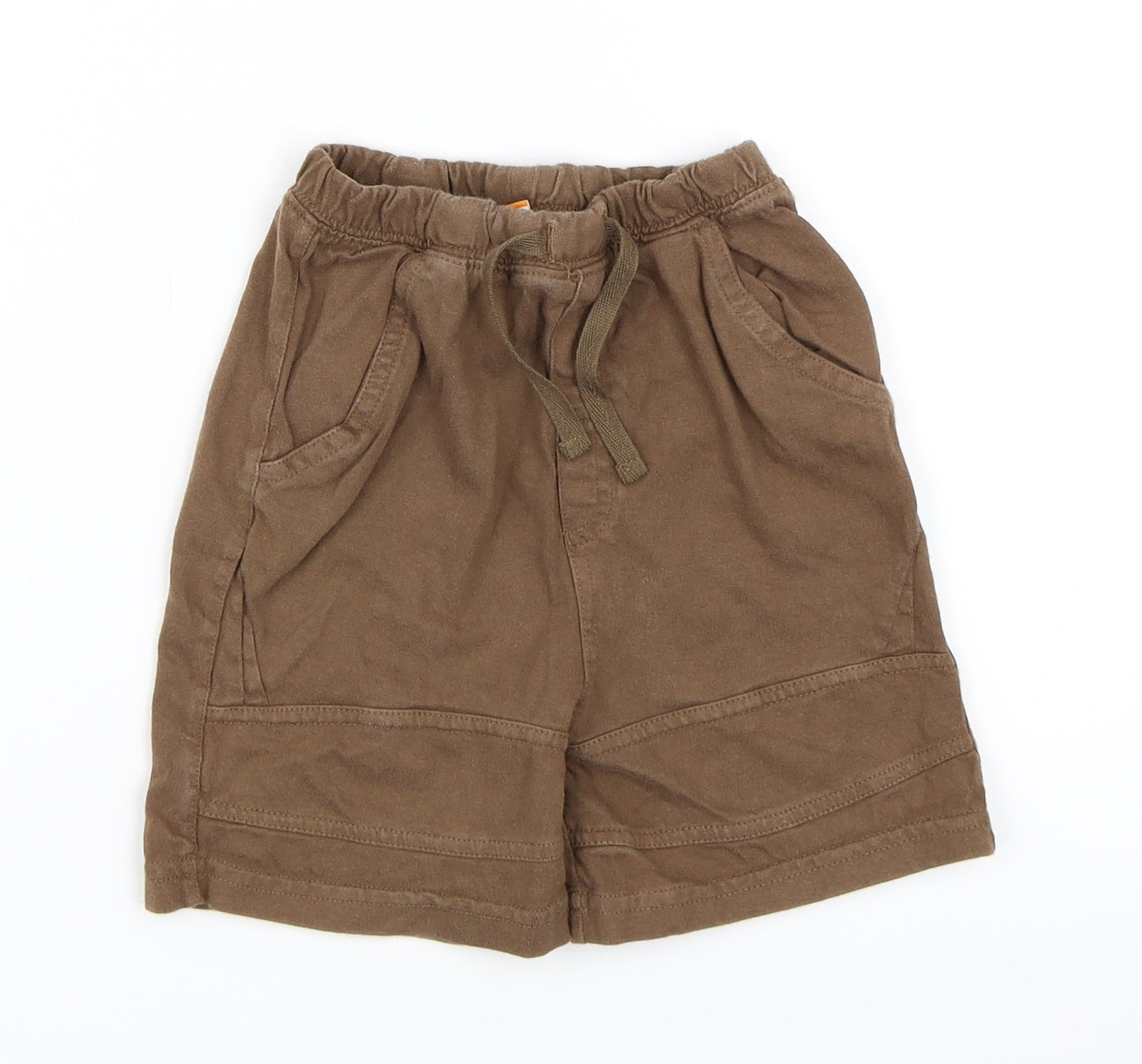 Mini Mode Boys Brown   Sweat Shorts Size 4-5 Years