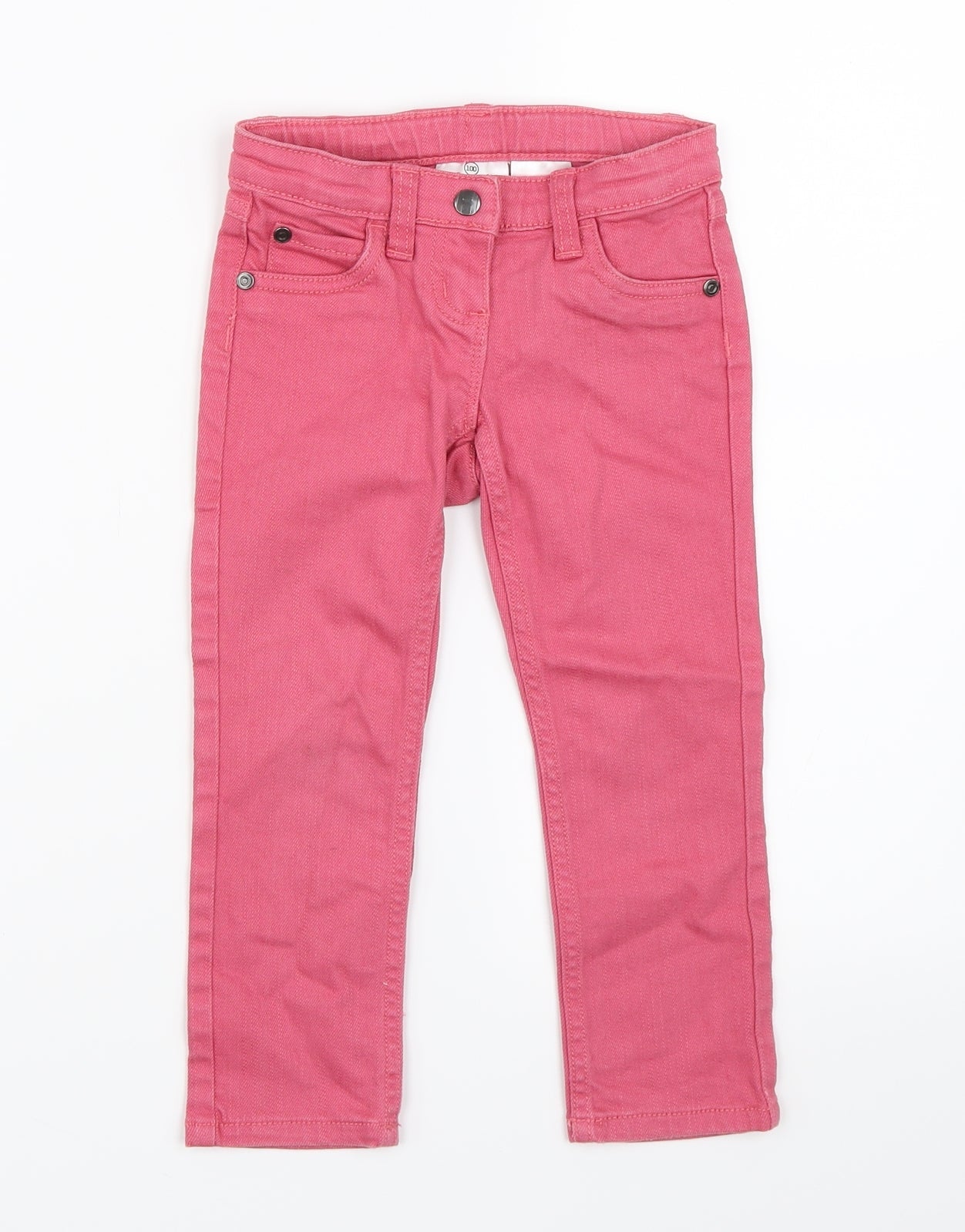 Hannah Anderson Girls Pink  Denim Skinny Jeans Size S