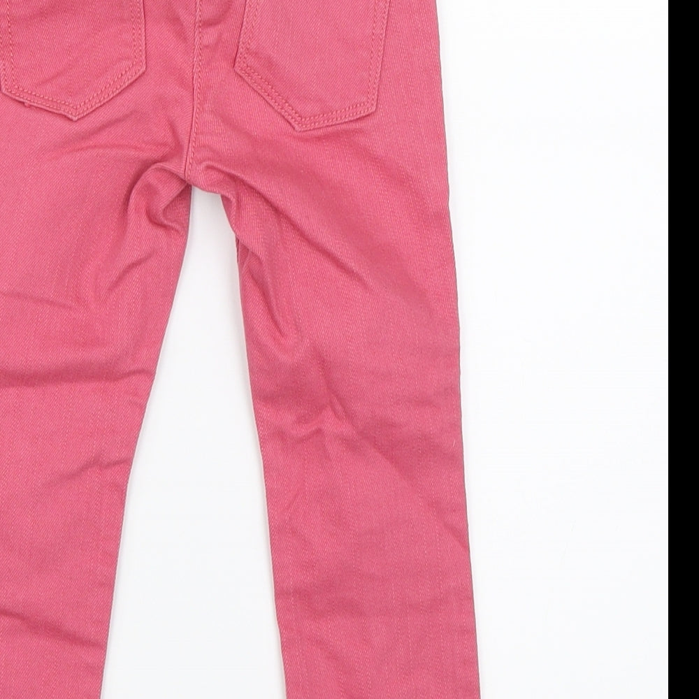 Hannah Anderson Girls Pink  Denim Skinny Jeans Size S