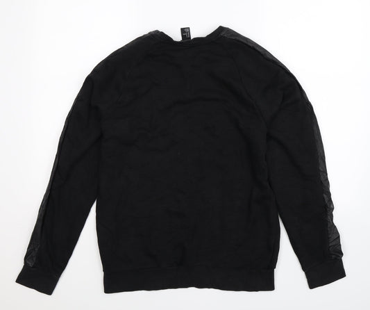 H&M Mens Black   Pullover Sweatshirt Size M