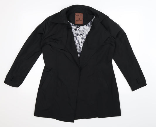 Miss Brand Womens Black   Jacket  Size XL
