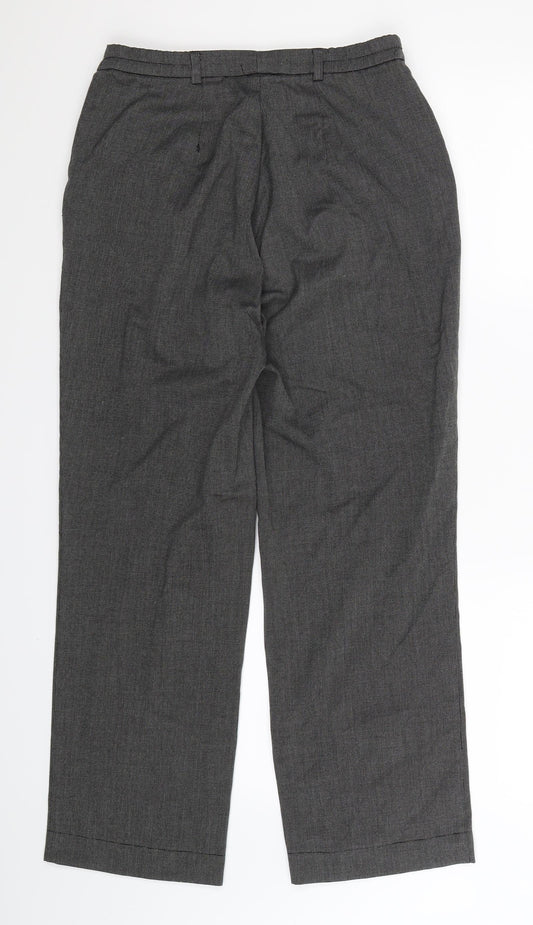 Marks and Spencer Womens Grey   Trousers  Size 12 L26 in