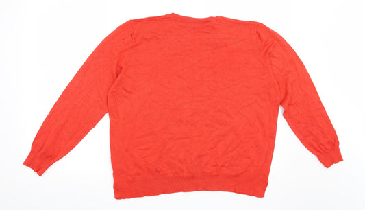 Georg Womens Red   Pullover Jumper Size 18