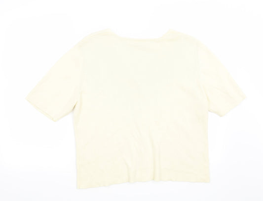 Kaleidoscope Womens Beige   Cardigan Jumper Size 18