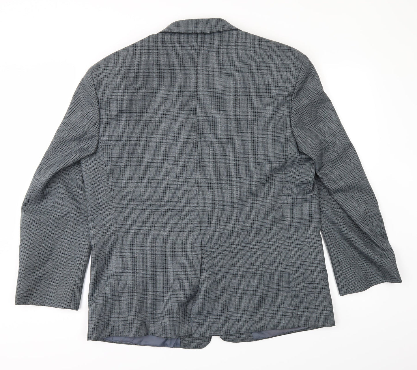 Classic Mens Green Check  Jacket Suit Jacket Size 42