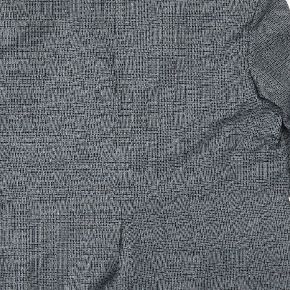 Classic Mens Green Check  Jacket Suit Jacket Size 42