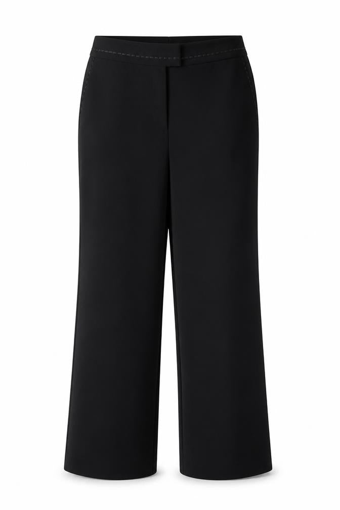 Impressions Womens Black   Trousers  Size 10 L31 in