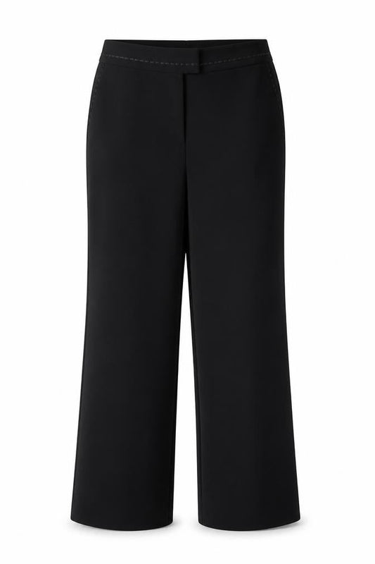 Impressions Womens Black   Trousers  Size 10 L31 in