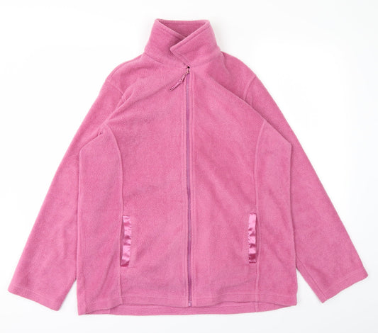 Victoria Taylor Womens Pink   Full Zip Jumper Size 14