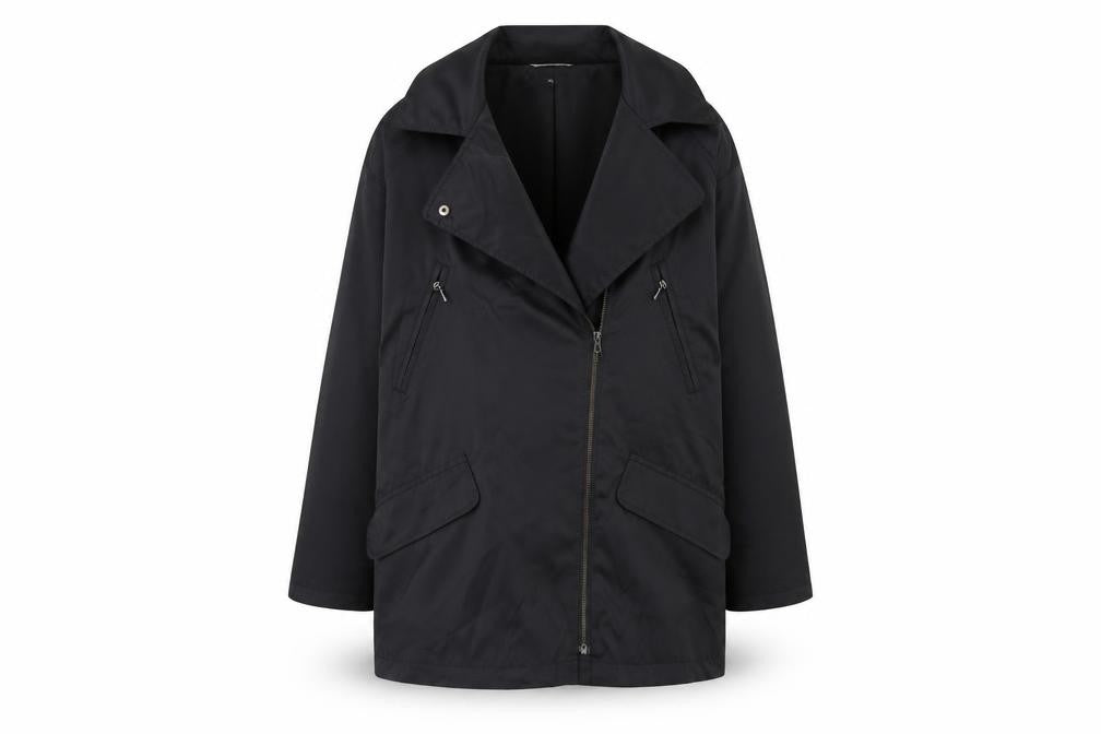 Preworn Womens Black   Overcoat Coat Size 10