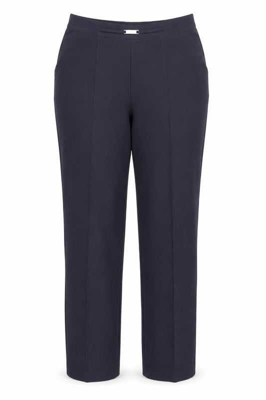 Papaya Womens Blue  Rayon Trousers  Size 12 L24 in