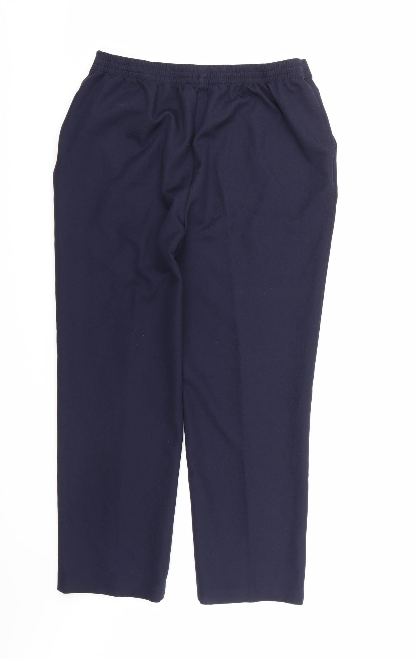 Papaya Womens Blue  Rayon Trousers  Size 12 L24 in
