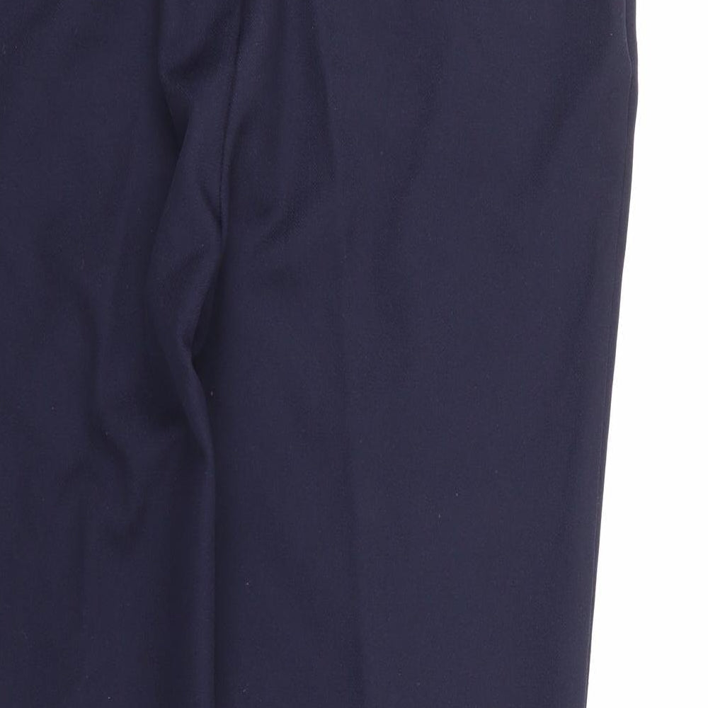 Papaya Womens Blue  Rayon Trousers  Size 12 L24 in