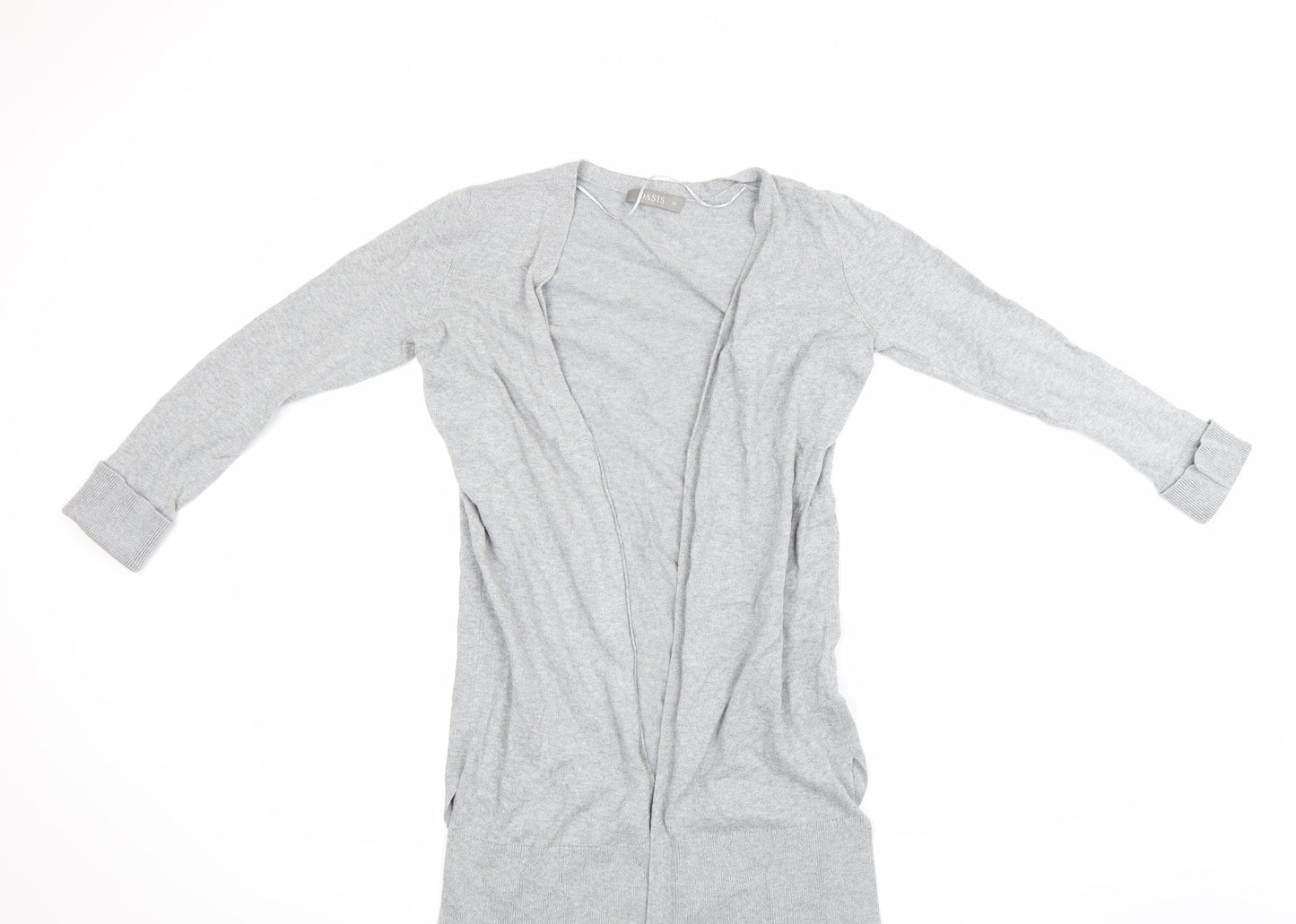 Oasis Womens Grey   Cardigan Jumper Size 4