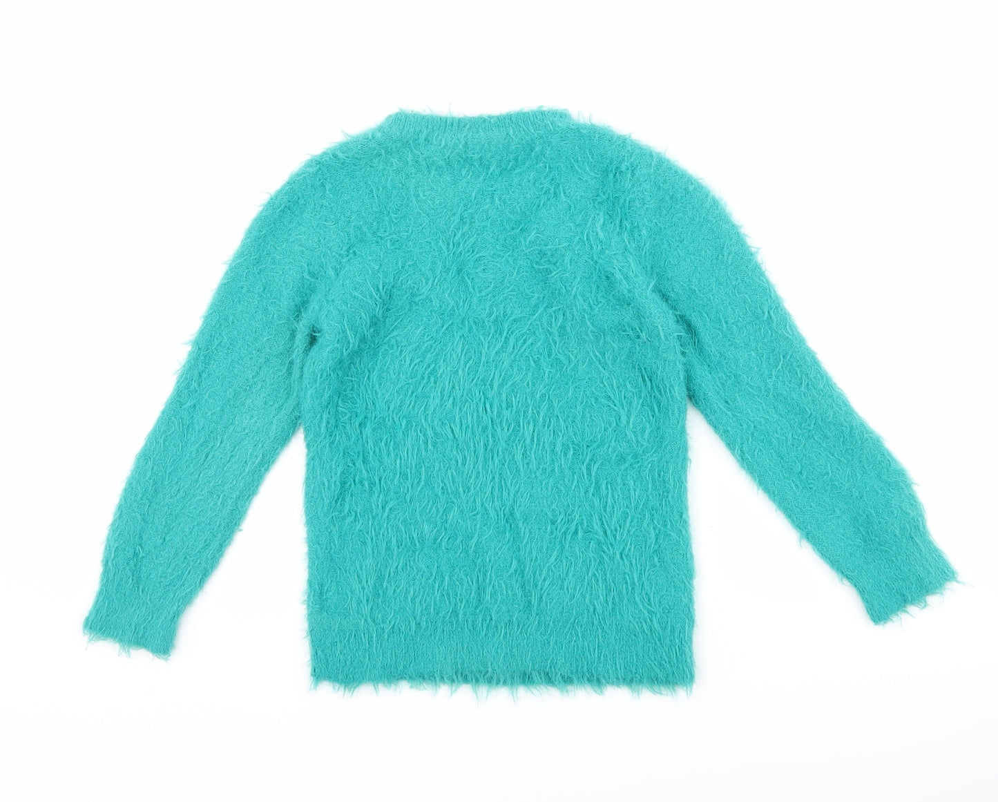 Matalan Girls Blue   Pullover Jumper Size 7 Years