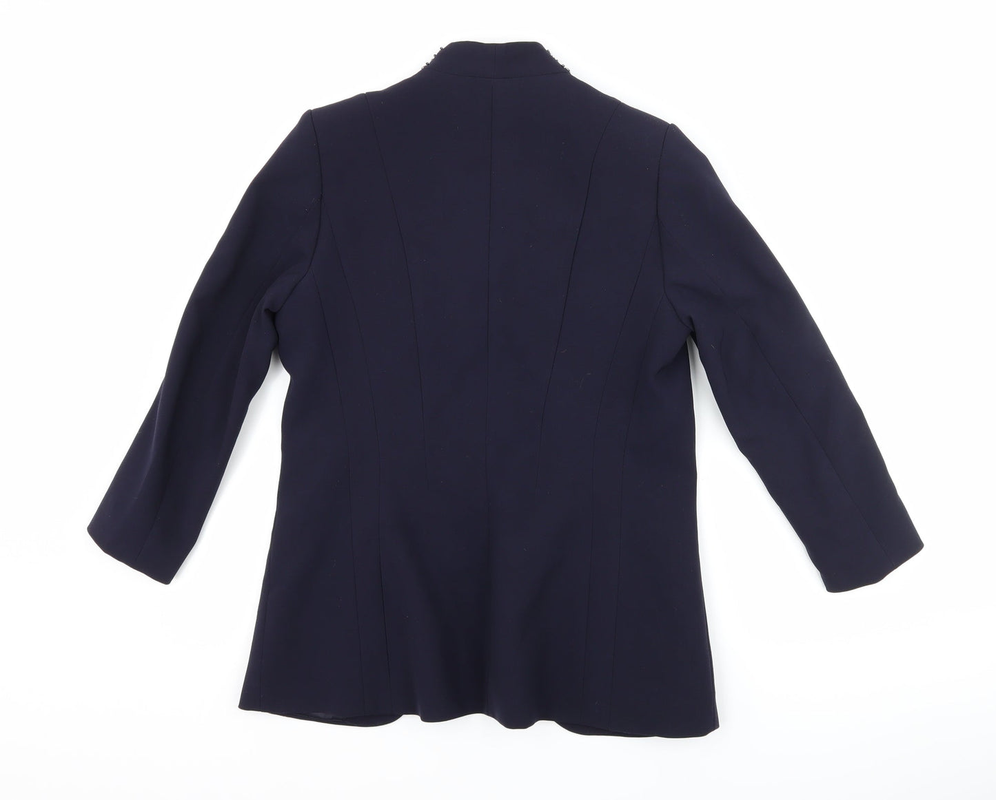 H&M Womens Blue   Jacket Blazer Size 8