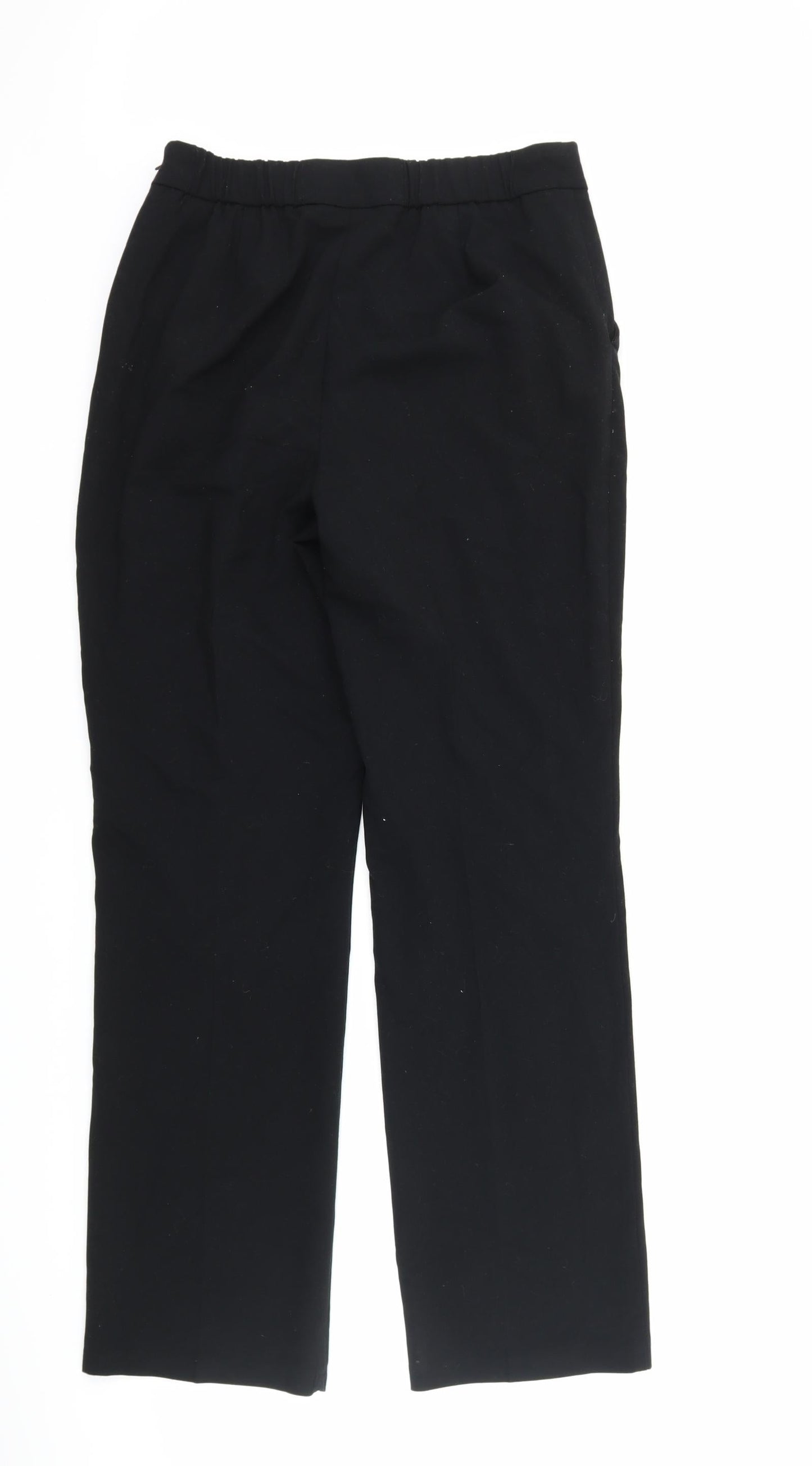 Marks and Spencer Womens Black   Trousers  Size 8 L29 in