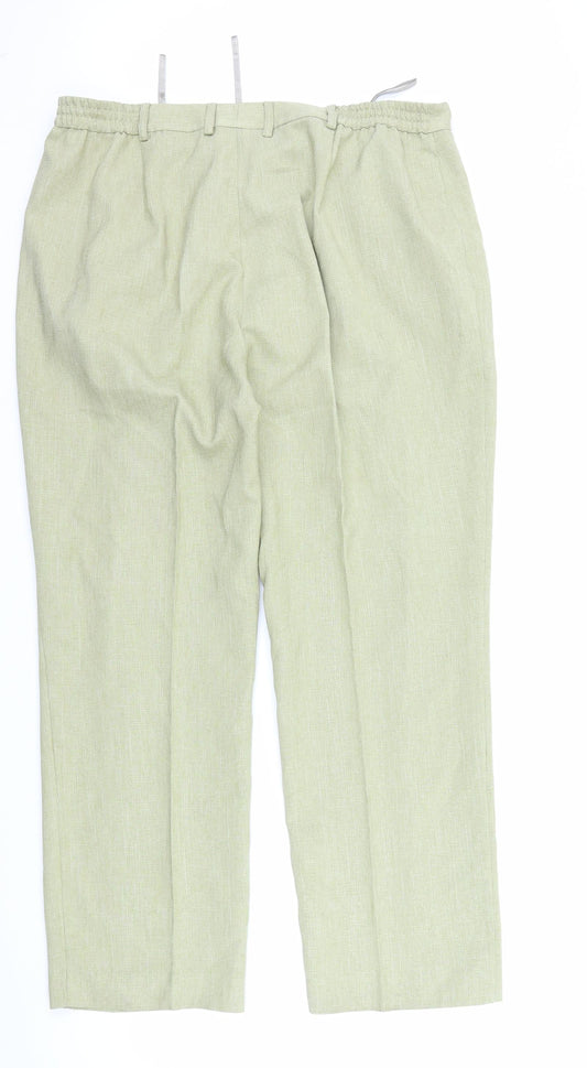 Preworn Womens Green   Trousers  Size 20 L28 in