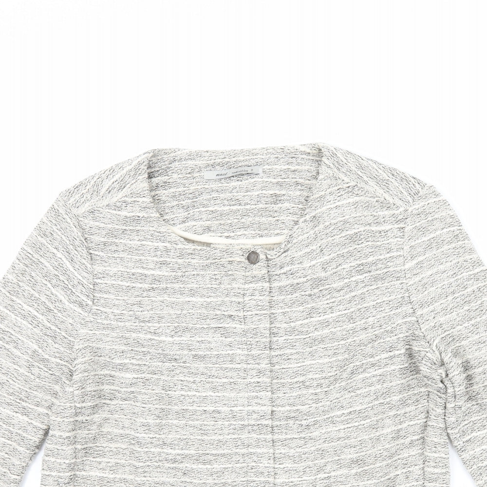 NEXT Womens Beige Striped  Jacket  Size 10