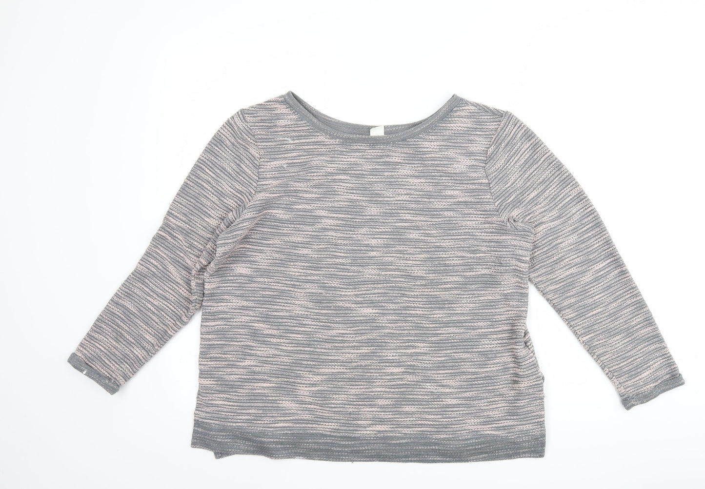 H&M Womens Grey   Pullover Jumper Size S