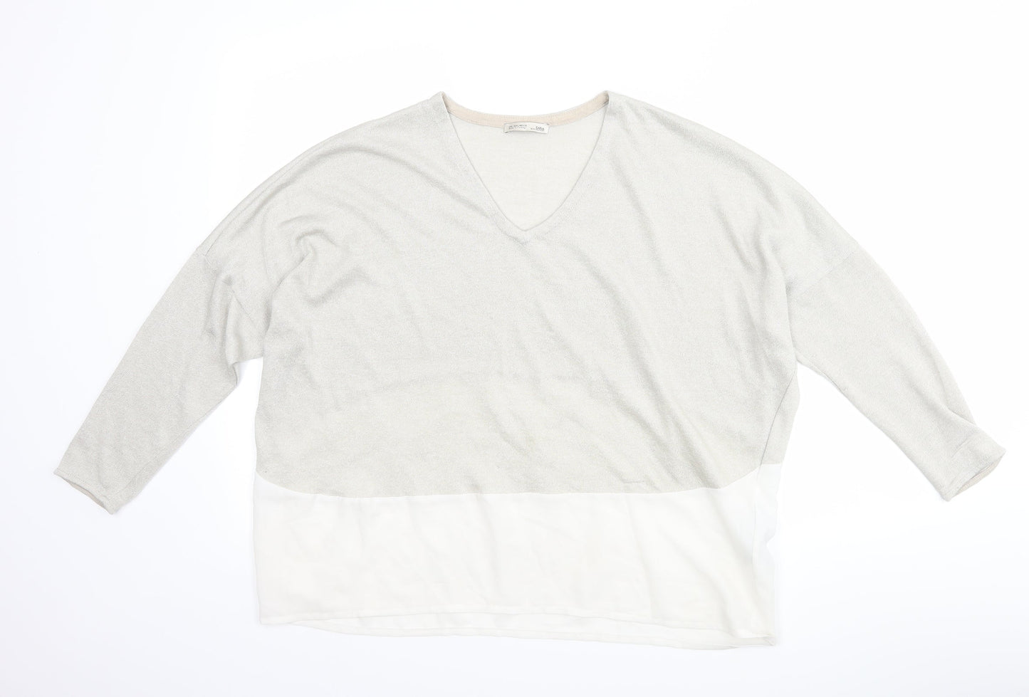 Zara Womens Grey   Pullover Jumper Size L
